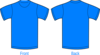 Plain Sky Blue Shirt Clip Art