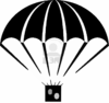 An Illustration With Parachute Percent Clip Art