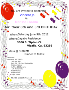 Bday Clip Art
