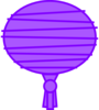 Purple Paper Lantern Clip Art