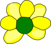 Yellow Flower 4 Clip Art