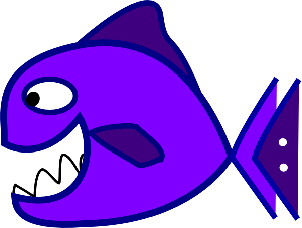 Purple Fish Clip Art At Clker Com Vector Clip Art Online Royalty