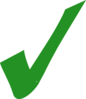 Green Check Mark Clip Art at Clker.com - vector clip art online