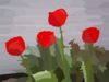 Blurred Tulips Photo Clip Art