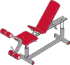 Exercise Bench Clip Art