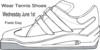 Tennis Shoe Clip Art