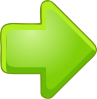 Green Right Arrow Clip Art