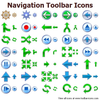 Navigation Toolbar Icons Image