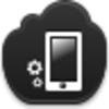 Free Black Cloud Phone Settings Image