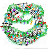 Free Christmas Music Clipart Image