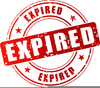 Clipart Of Expired Image