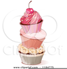 Cupcake Stand Clipart Image