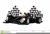 Black And White Race Car Clipart Image