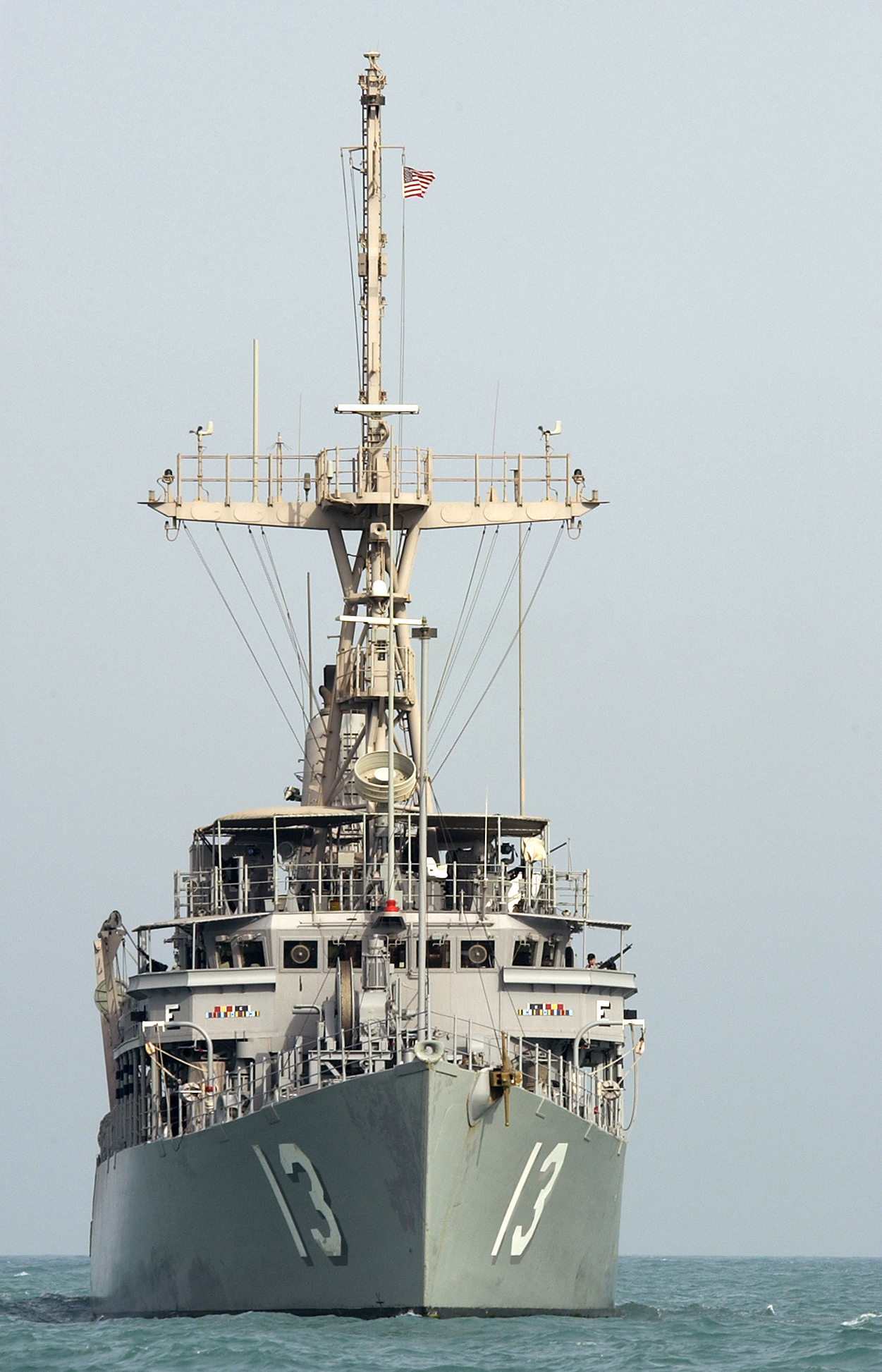 The Mine Countermeasure Ship Uss Dextrous (mcm 13) Takes Part In Mine