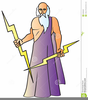 Greek God Zeus Clipart Image