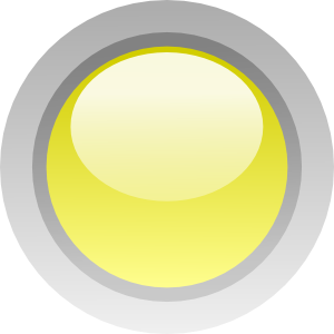 Led Circle (yellow) Clip Art