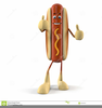 Funny Hot Dog Clipart Image