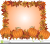 Free Clipart Fall Leaves Pumpkins Image