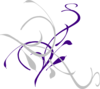 Purple Florish Clip Art