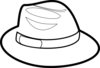 White Hat Clip Art