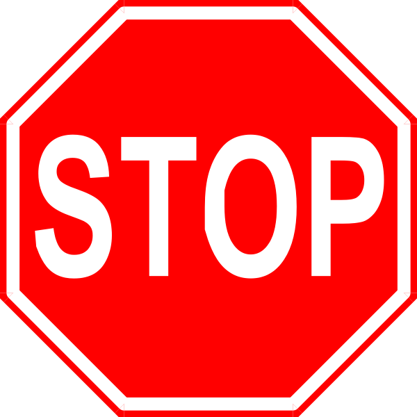Stop Sign 2 Clip Art at Clker.com - vector clip art online, royalty free & public domain