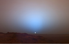 Mars Curiosity Sunset Image