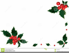 Holly Berry Borders Clipart Image