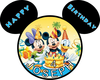 Mickey Mouse Birthday Clipart Image