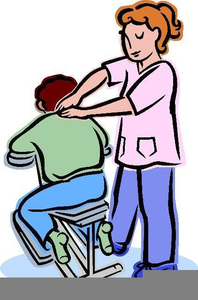 Shoulder Massage Clipart Image