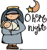 Elementary Manger Clipart Image