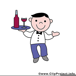 Clipart Kellner Image