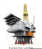 Clipart Of Oil Rig Image