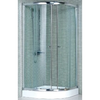 Shower Enclosure Mm Tempered Glass Aluminum Frame Brass Chrome Hinges Acrylic Tray New Image