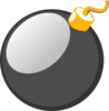 Black Bomb Clip Art