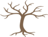 Dark Tree Trunk Clip Art