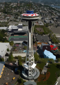 The Top Of Seattle Clip Art