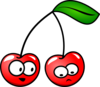 Cartoon Cherries Clip Art