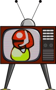Colored Crt Tv Clip Art