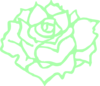 Green Flower Clip Art