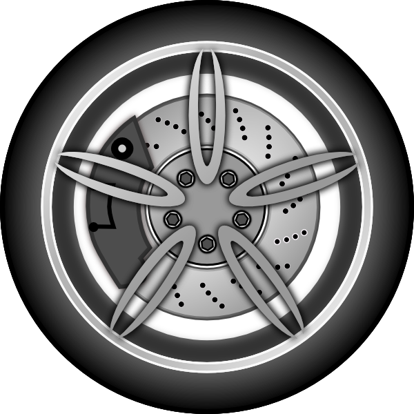 Wheel Clip Art at Clker.com - vector clip art online, royalty free