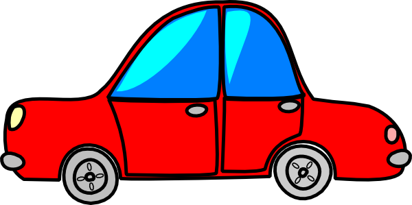  Car  Red Cartoon Transport Clip Art at Clker com vector 