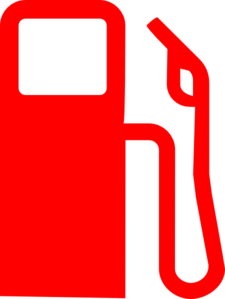 Red Gas Pump Clip Art