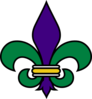 Fleur De Lis Purple Clip Art