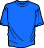 Azure T-shirt Clip Art