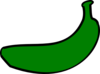 Banana Green Clip Art