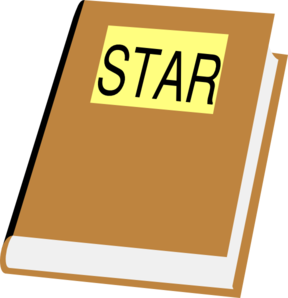Book Star Clip Art