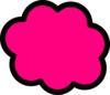 Pink Cloud Clip Art