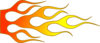 Racing Flame D Clip Art