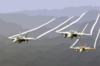 F/a-18a Hornets Fly Over The Western Pacific Ocean During Flight Operations. Clip Art