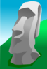 Easter Island Statue Clip Art